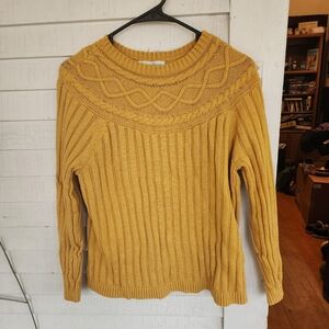 Mustard yellow sweater